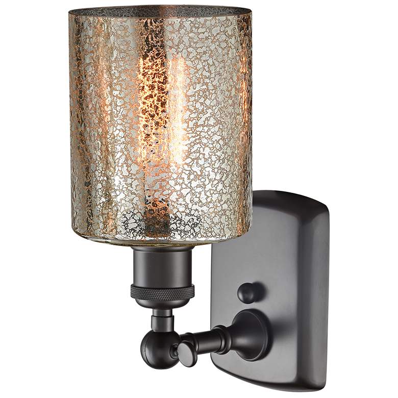Image 3 Innovations Lighting Cobbleskill 9" Oil-Rubbed Bronze Wall Sconce more views