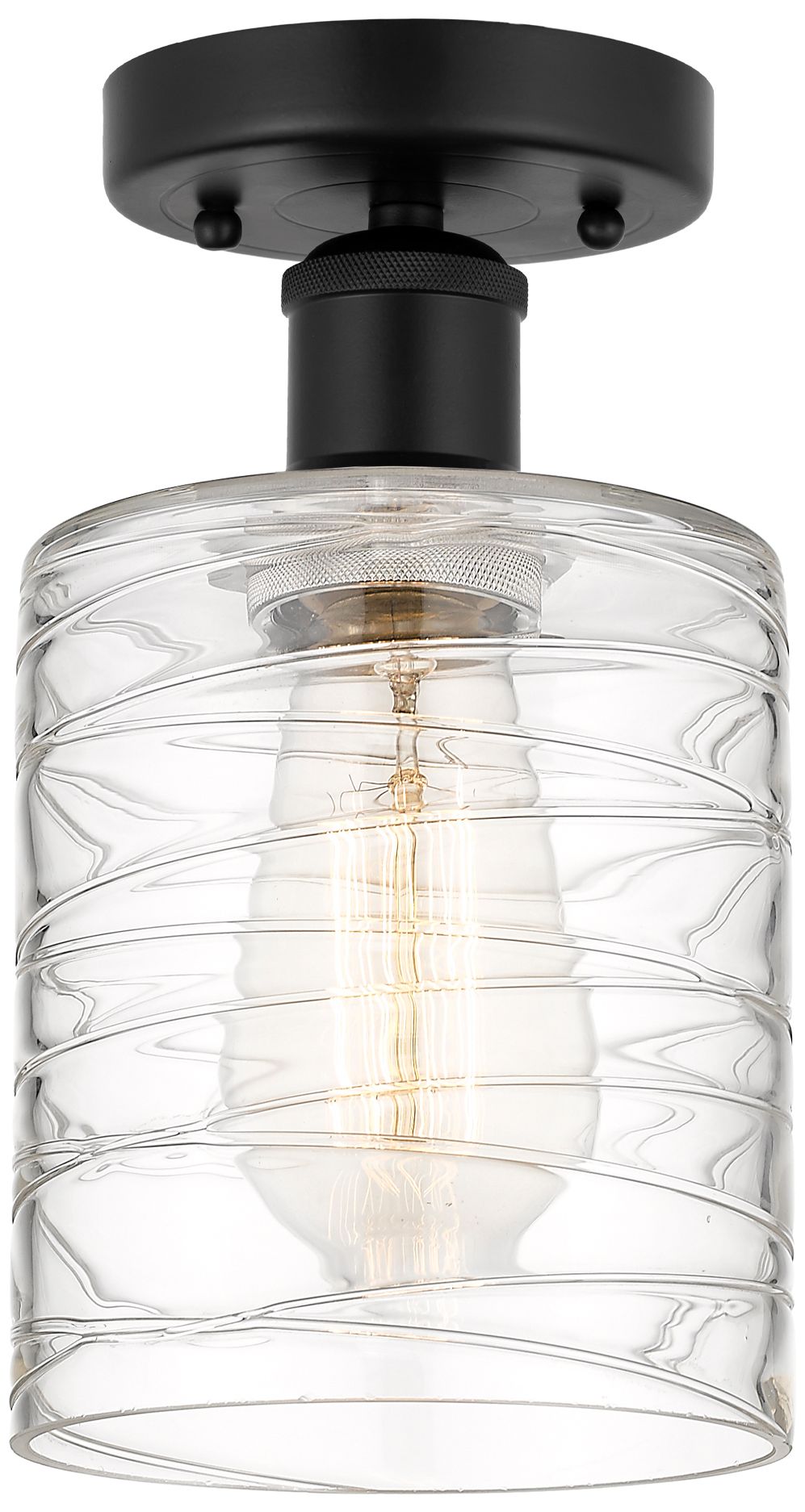 Innovations Lighting Cobbleskill Black Collection