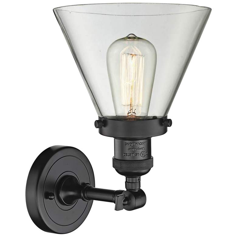 Image 3 Innovations Lighting Cone 10" High Oil-Rubbed Bronze Wall Sconce more views