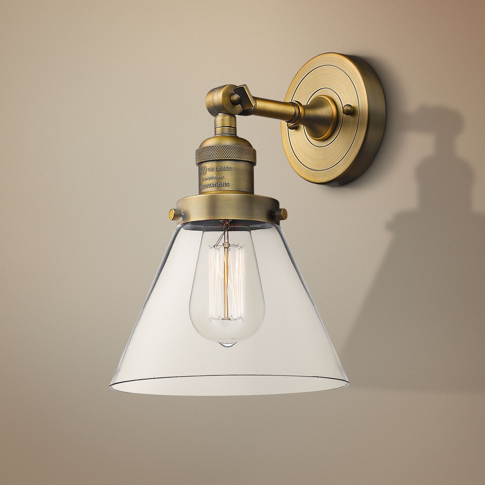 Innovations Lighting Cone Brass - Antique Brass Collection