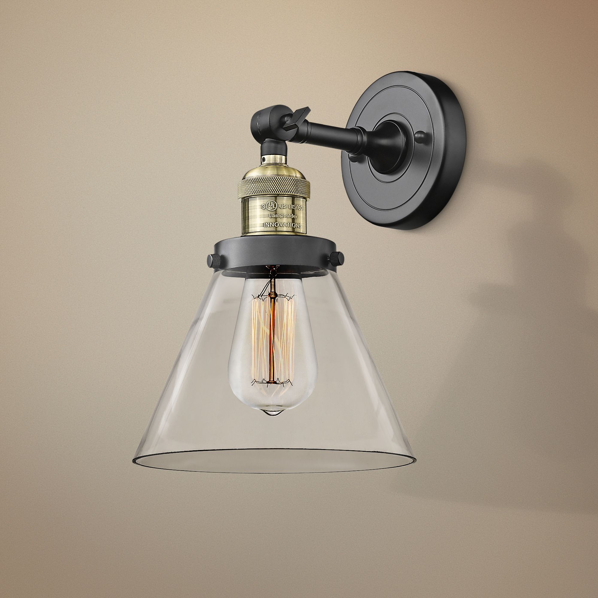 Innovations Lighting Cone Brass - Antique Brass Collection