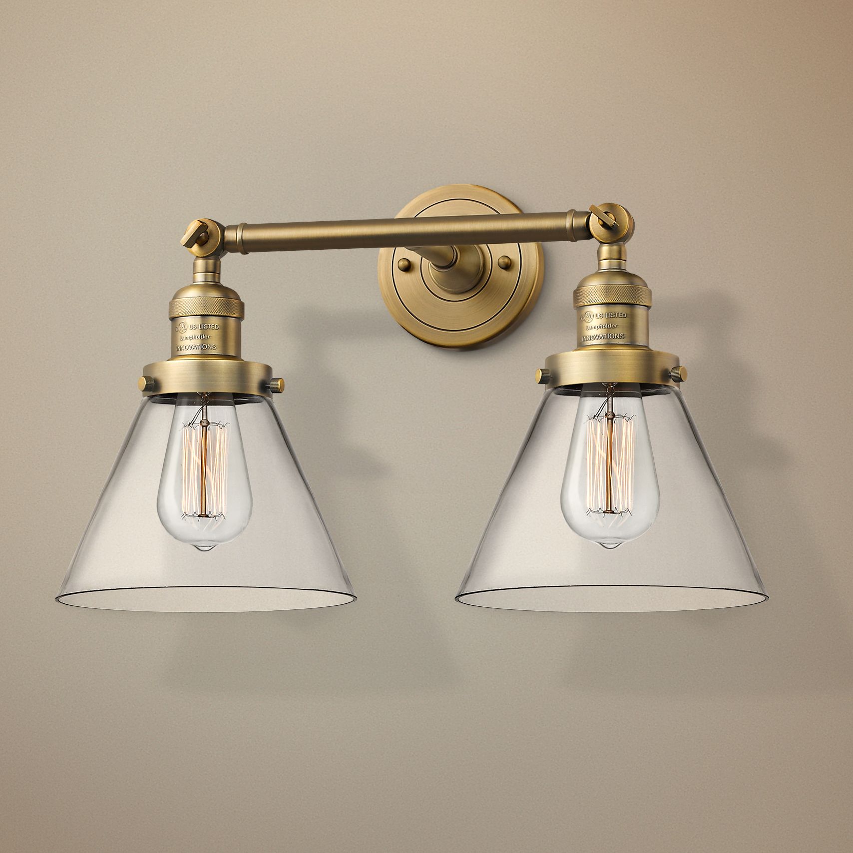 Innovations Lighting Cone Brass - Antique Brass Collection