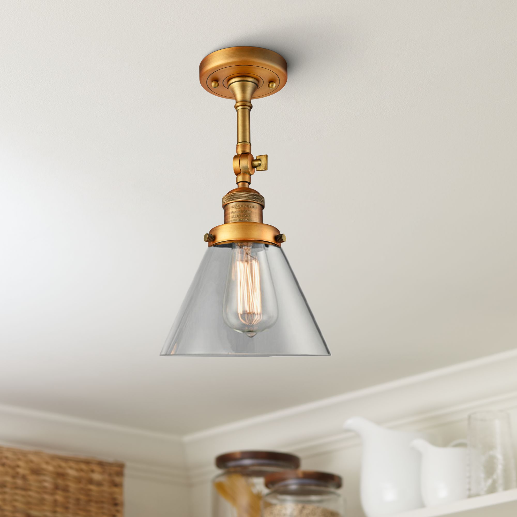 Innovations Lighting Cone Brass - Antique Brass Collection