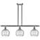 Innovations Lighting Deco Swirl 36" Wide Nickel 3-Light Island Pendant