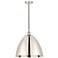 Innovations Lighting Edison 16" Polished Nickel Dome Mini Pendant
