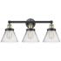 Innovations Lighting Edison Cone 25 3/4" Black and Brass Bath Light