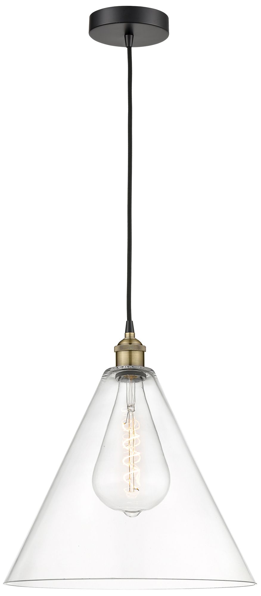 Innovations Lighting Edison Cone Black Collection