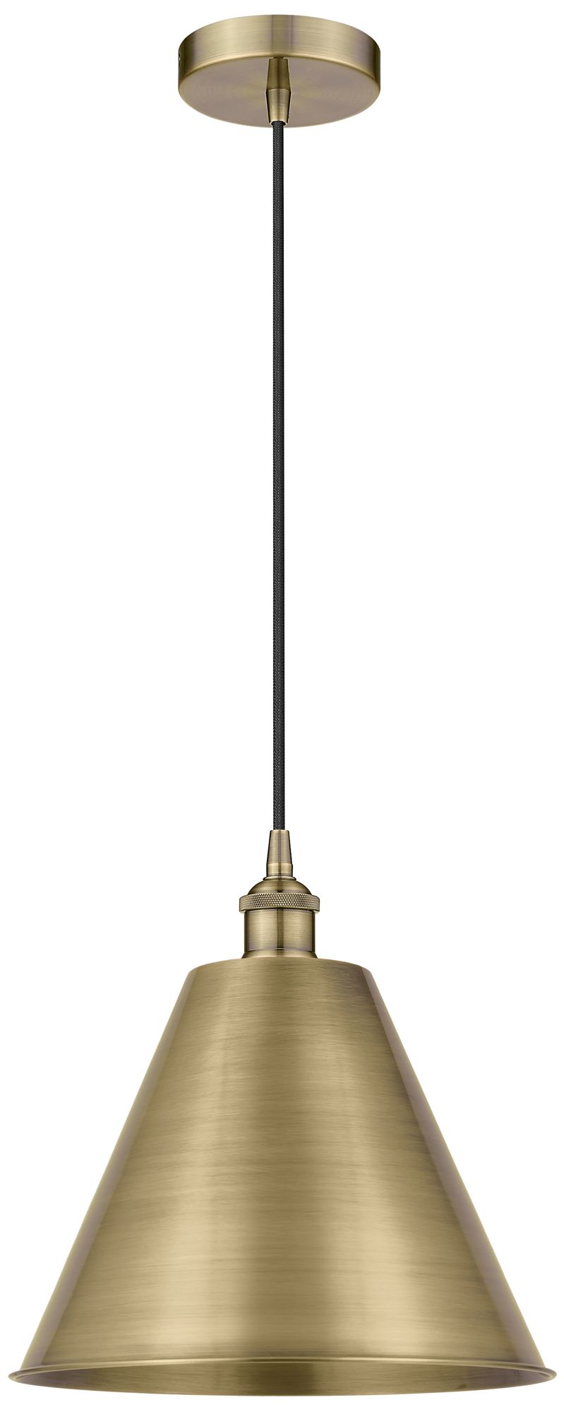 Innovations Lighting Edison Cone Brass - Antique Brass Collection