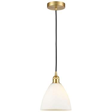 Innovations Lighting Edison Dome 7 1/2" Wide Matte White Mini Pendant