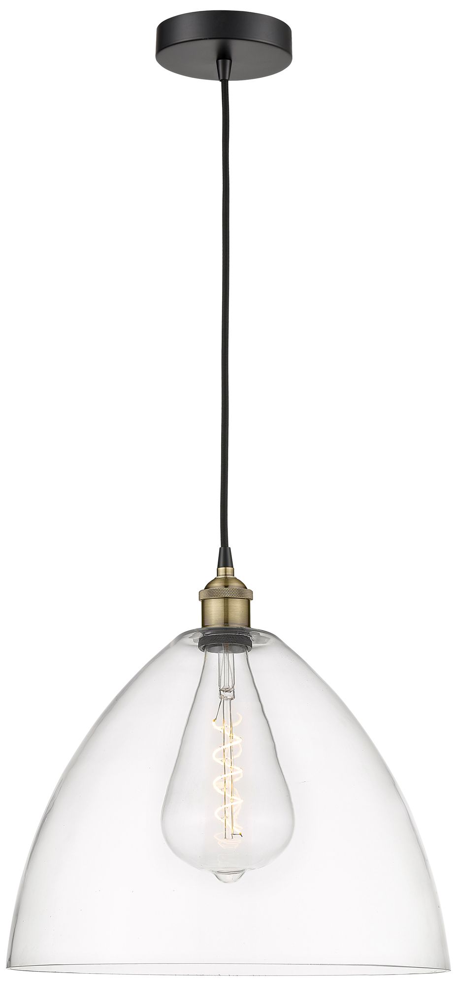 Innovations Lighting Edison Dome Black Collection