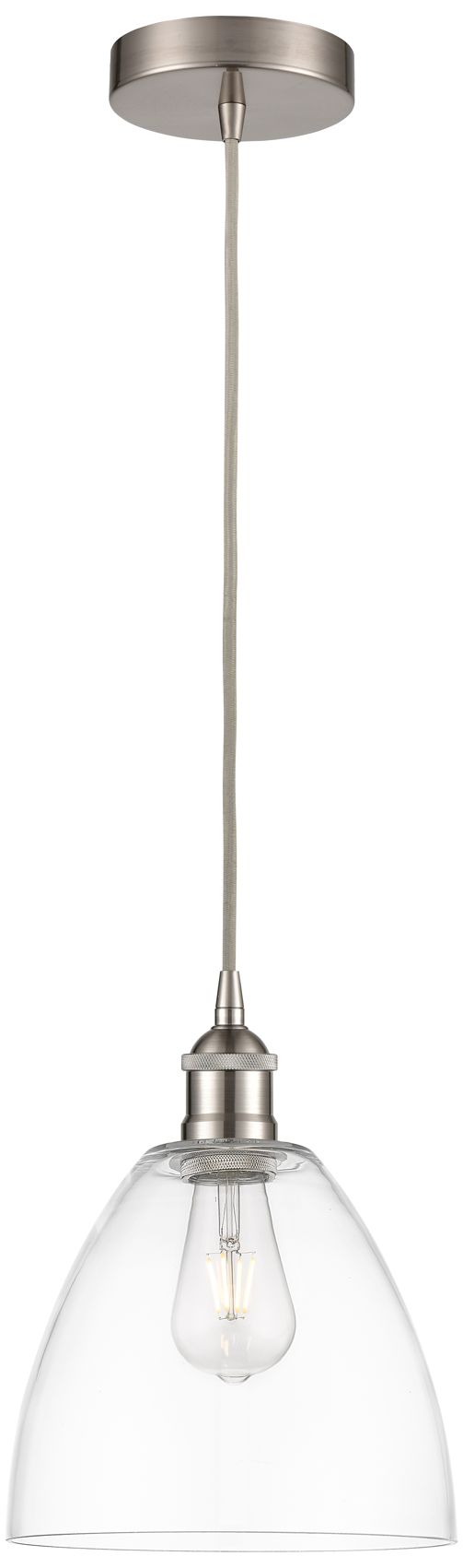 Innovations Lighting Edison Dome Brushed Nickel Collection