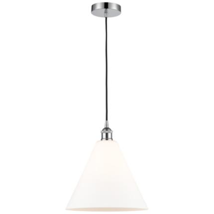 Innovations Lighting Edison Glass Cone Chrome Collection
