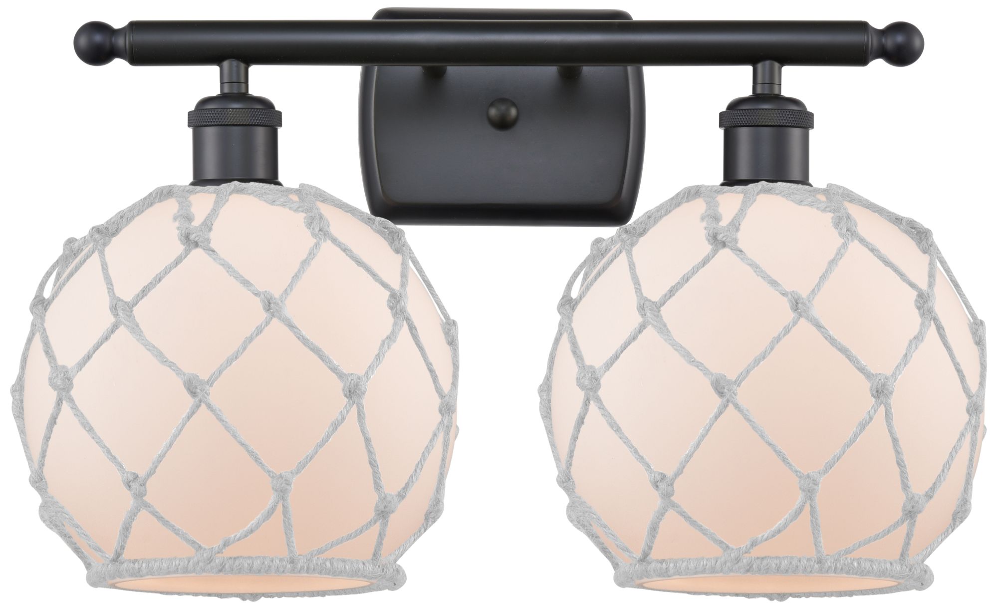Innovations Lighting Farmhouse Rope Black Collection
