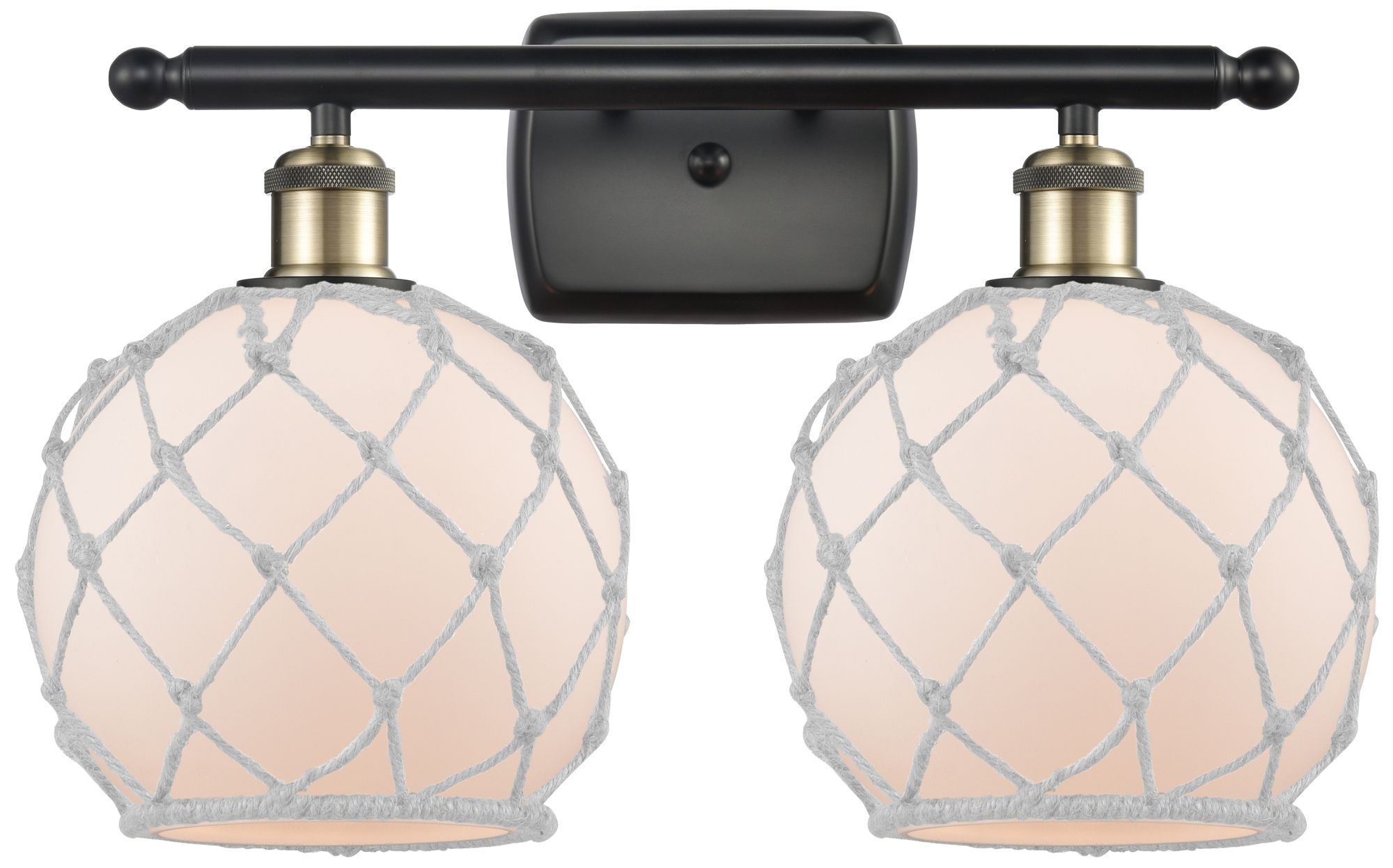 Innovations Lighting Farmhouse Rope Black Collection