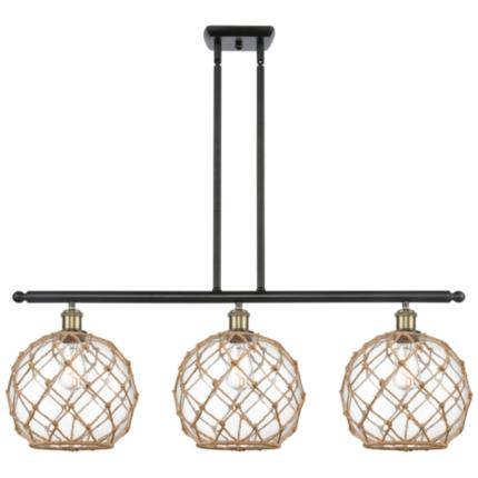 Innovations Lighting Farmhouse Rope Black Collection