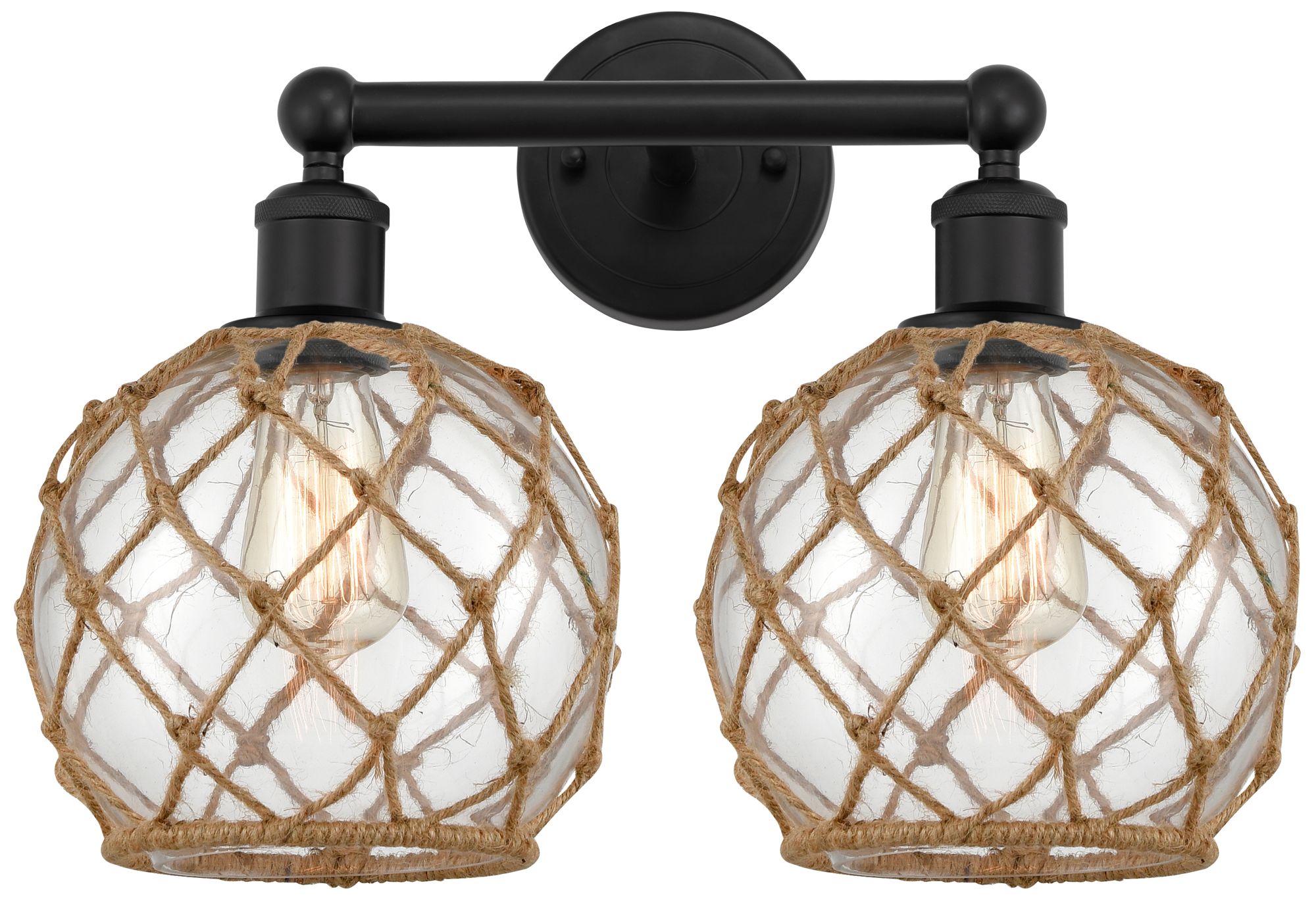 Innovations Lighting Farmhouse Rope Black Collection