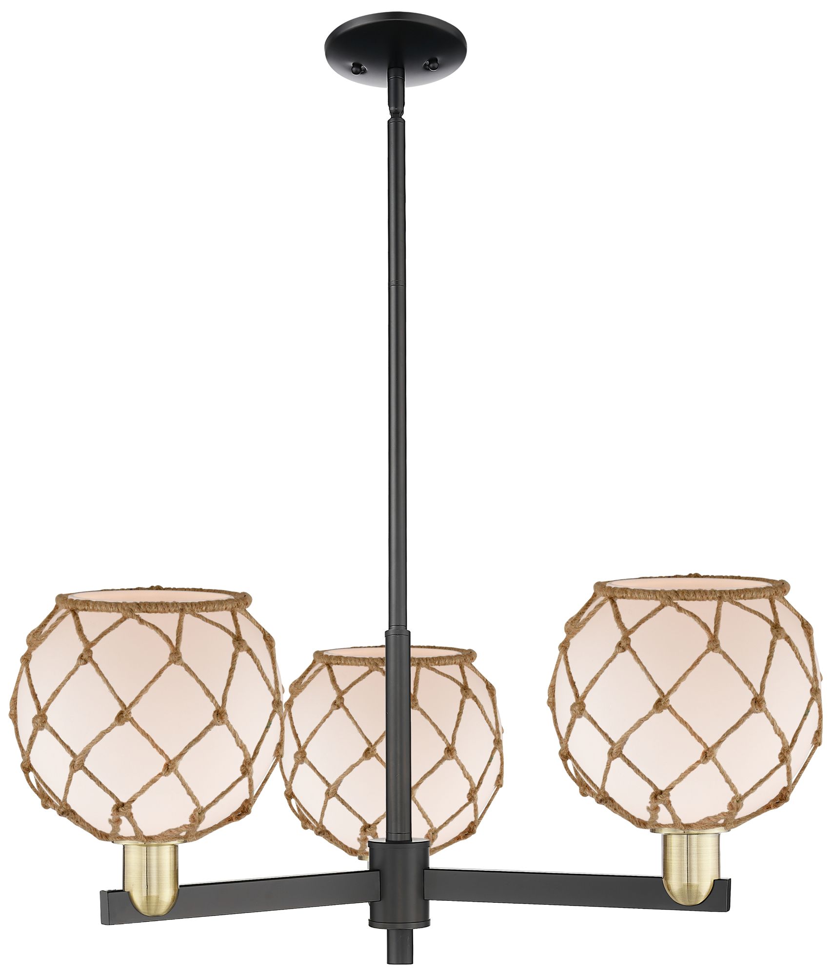 Innovations Lighting Farmhouse Rope Black Collection