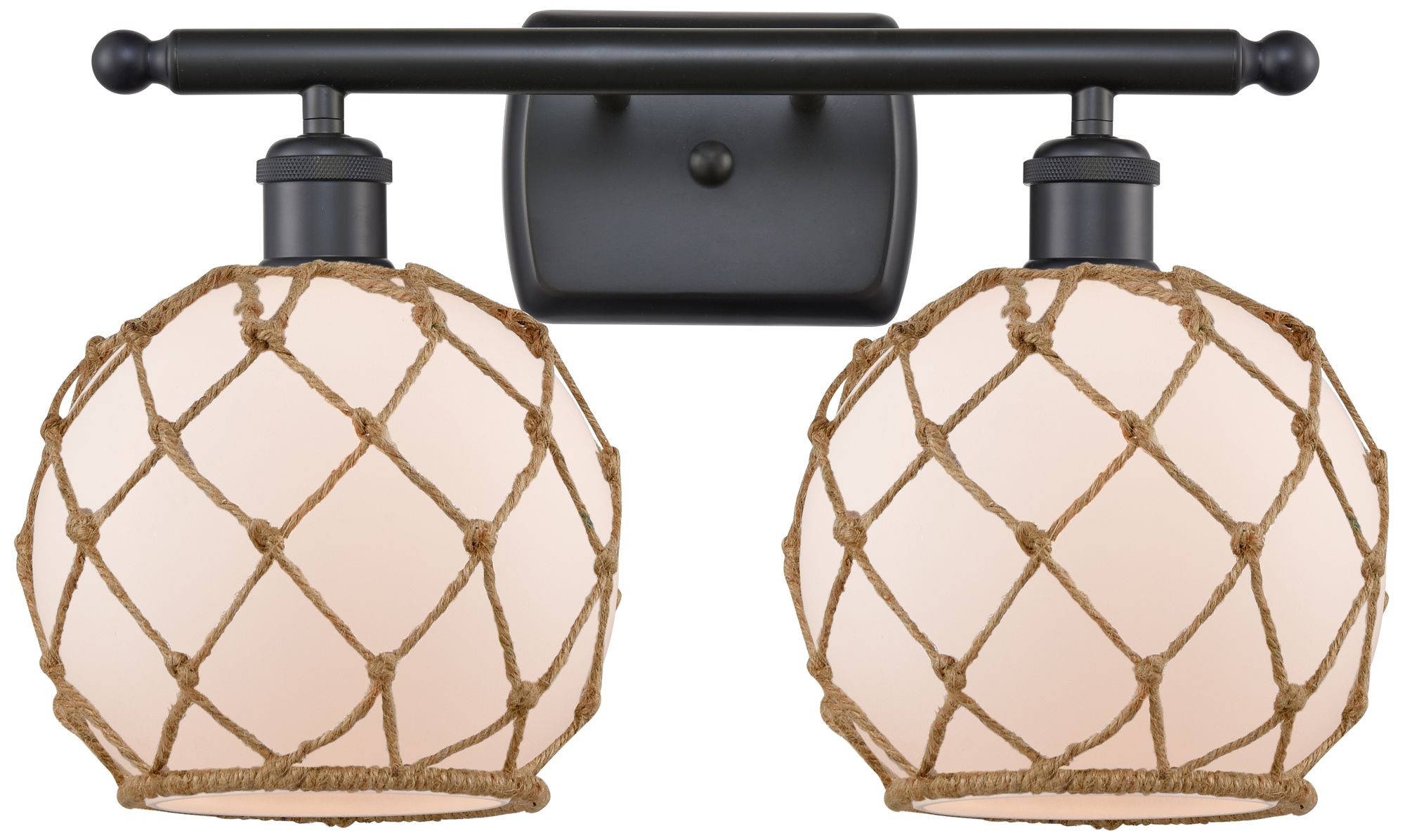 Innovations Lighting Farmhouse Rope Black Collection