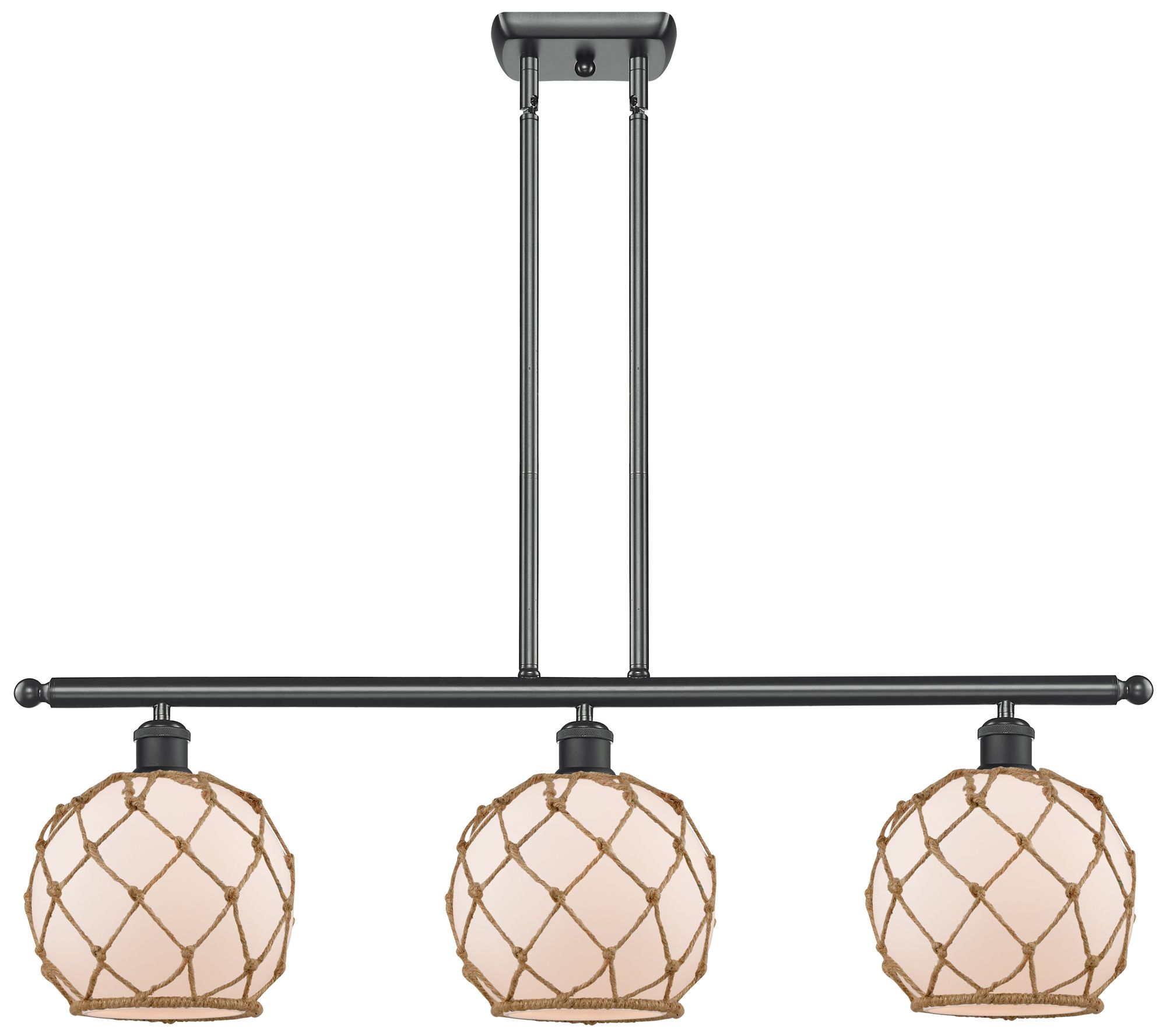 Innovations Lighting Farmhouse Rope Black Collection