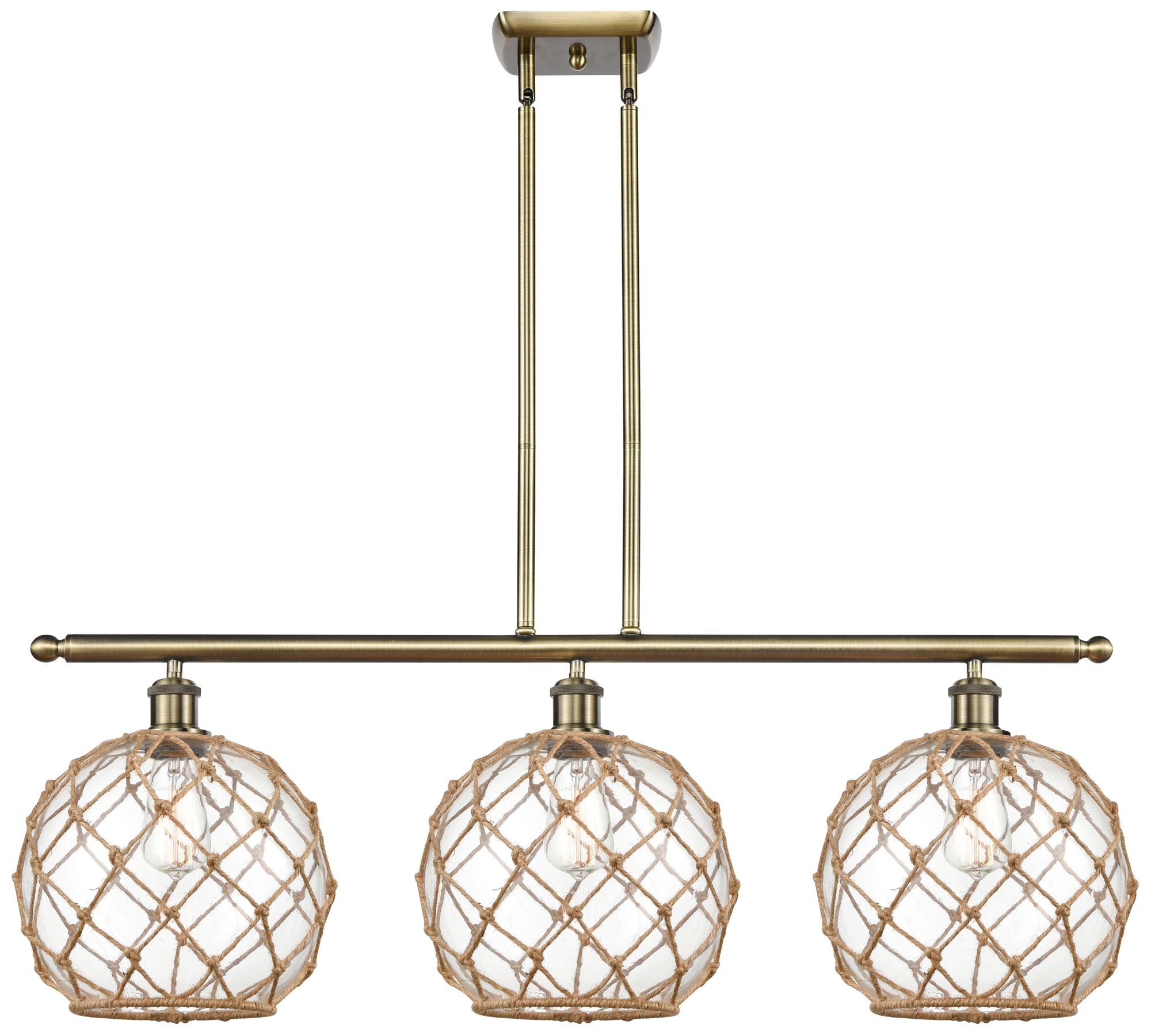 Innovations Lighting Farmhouse Rope Brass - Antique Brass Collection