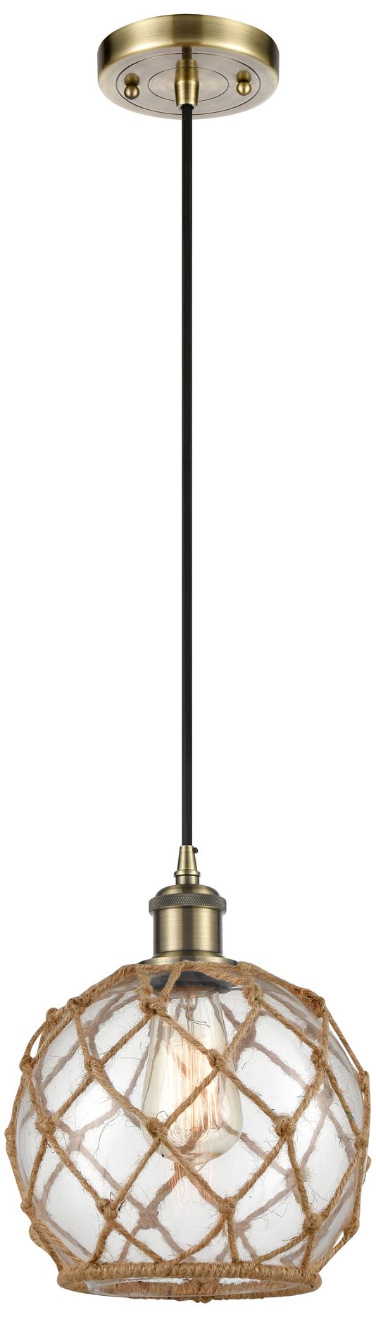 Innovations Lighting Farmhouse Rope Brass - Antique Brass Collection