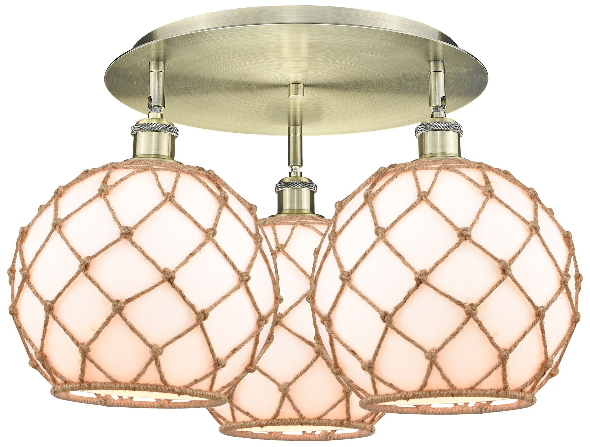 Innovations Lighting Farmhouse Rope Brass - Antique Brass Collection