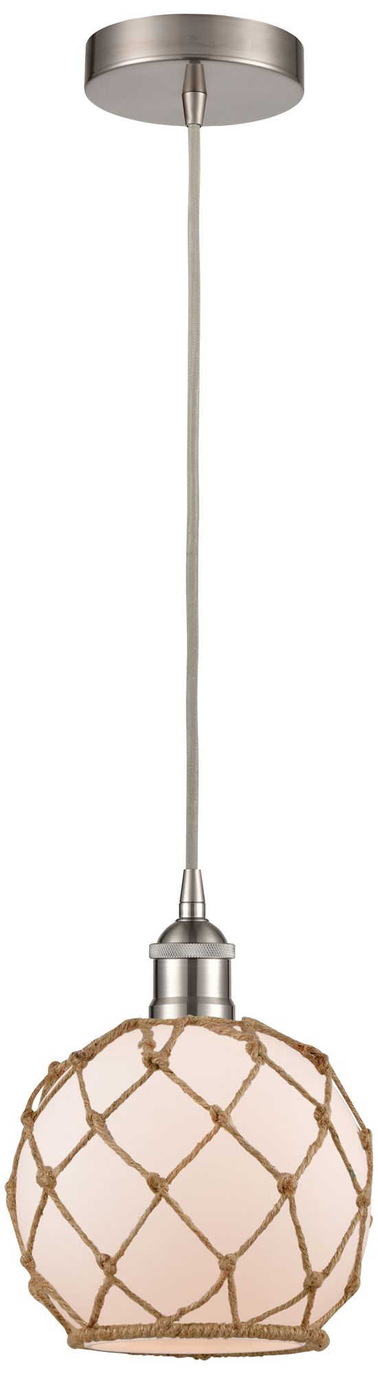 Innovations Lighting Farmhouse Rope Brushed Nickel Collection