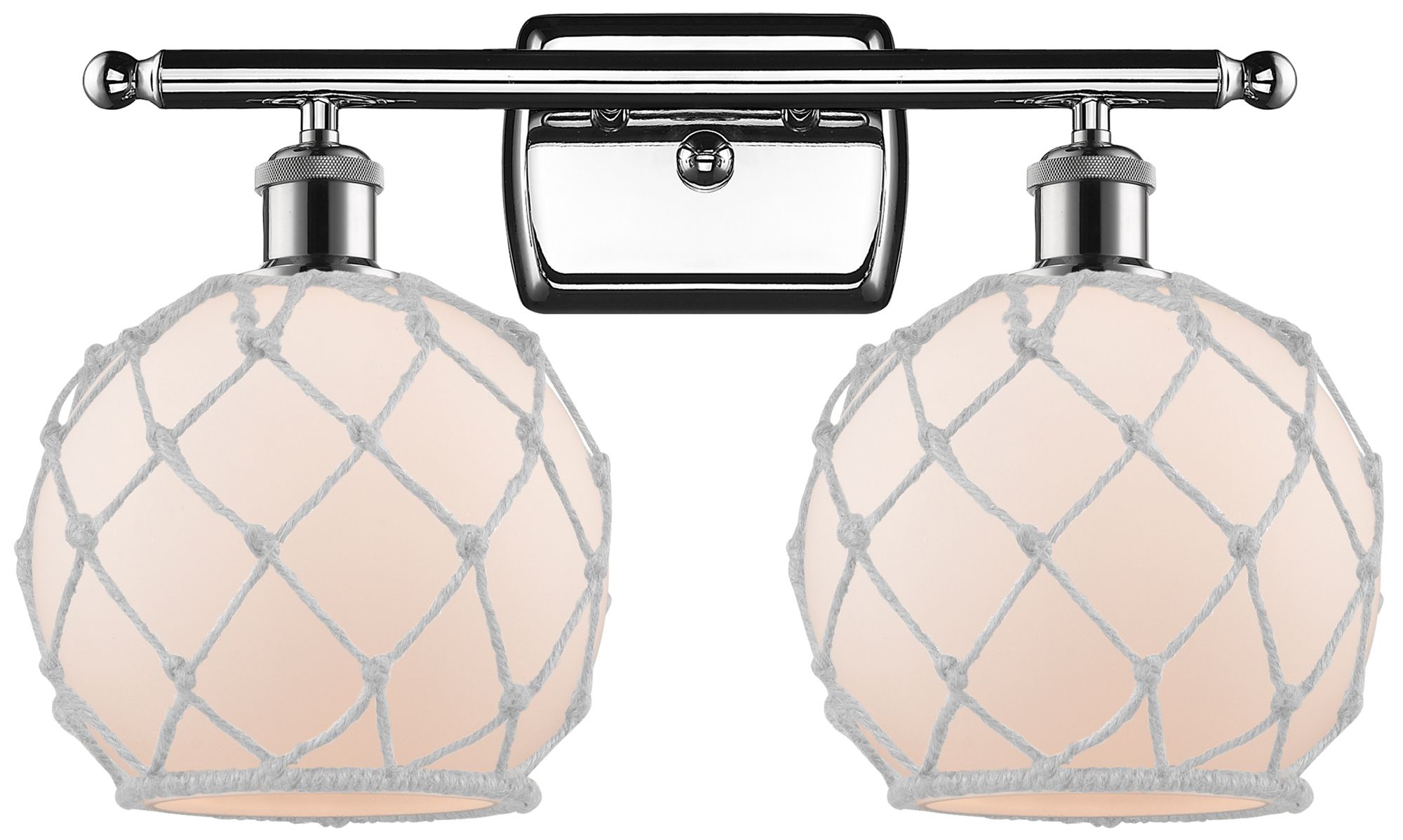 Innovations Lighting Farmhouse Rope Chrome Collection