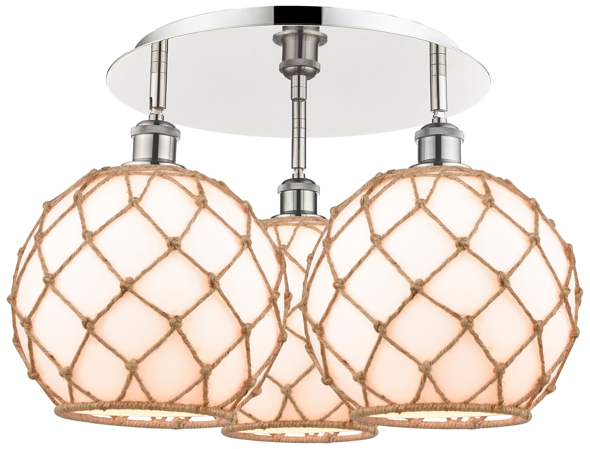 Innovations Lighting Farmhouse Rope Chrome Collection
