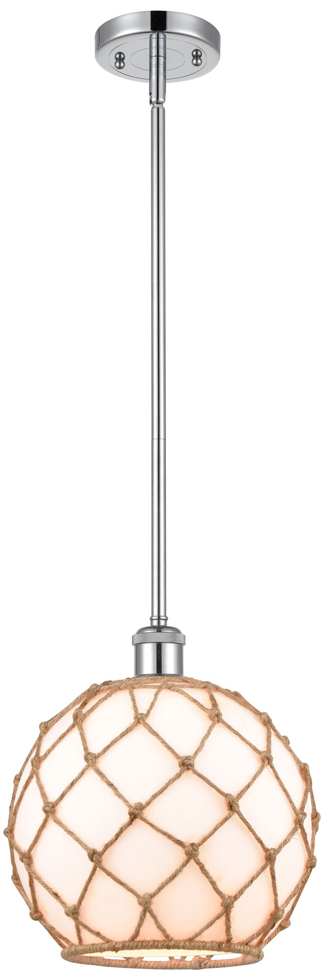 Innovations Lighting Farmhouse Rope Chrome Collection