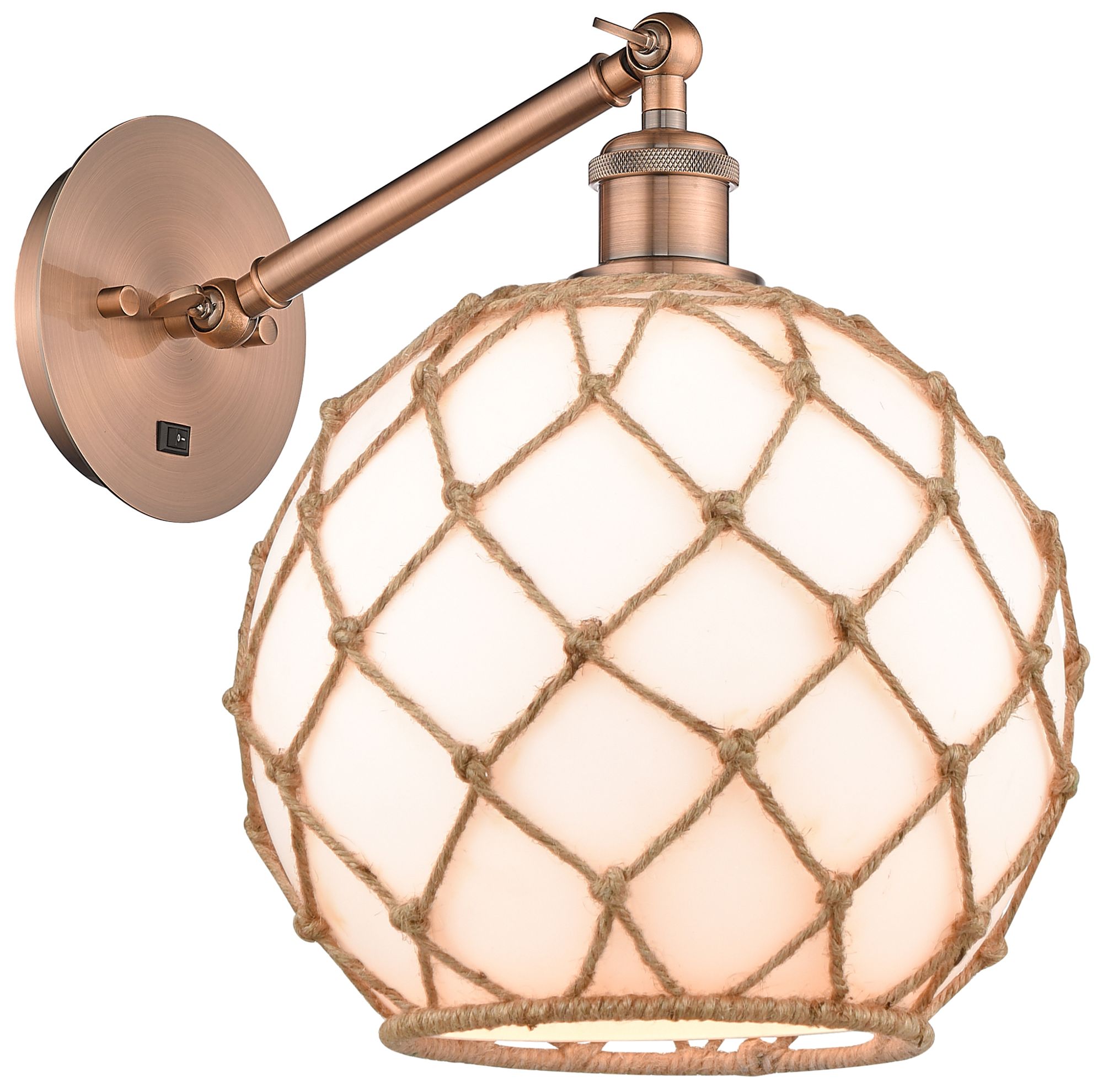Innovations Lighting Farmhouse Rope Copper Collection