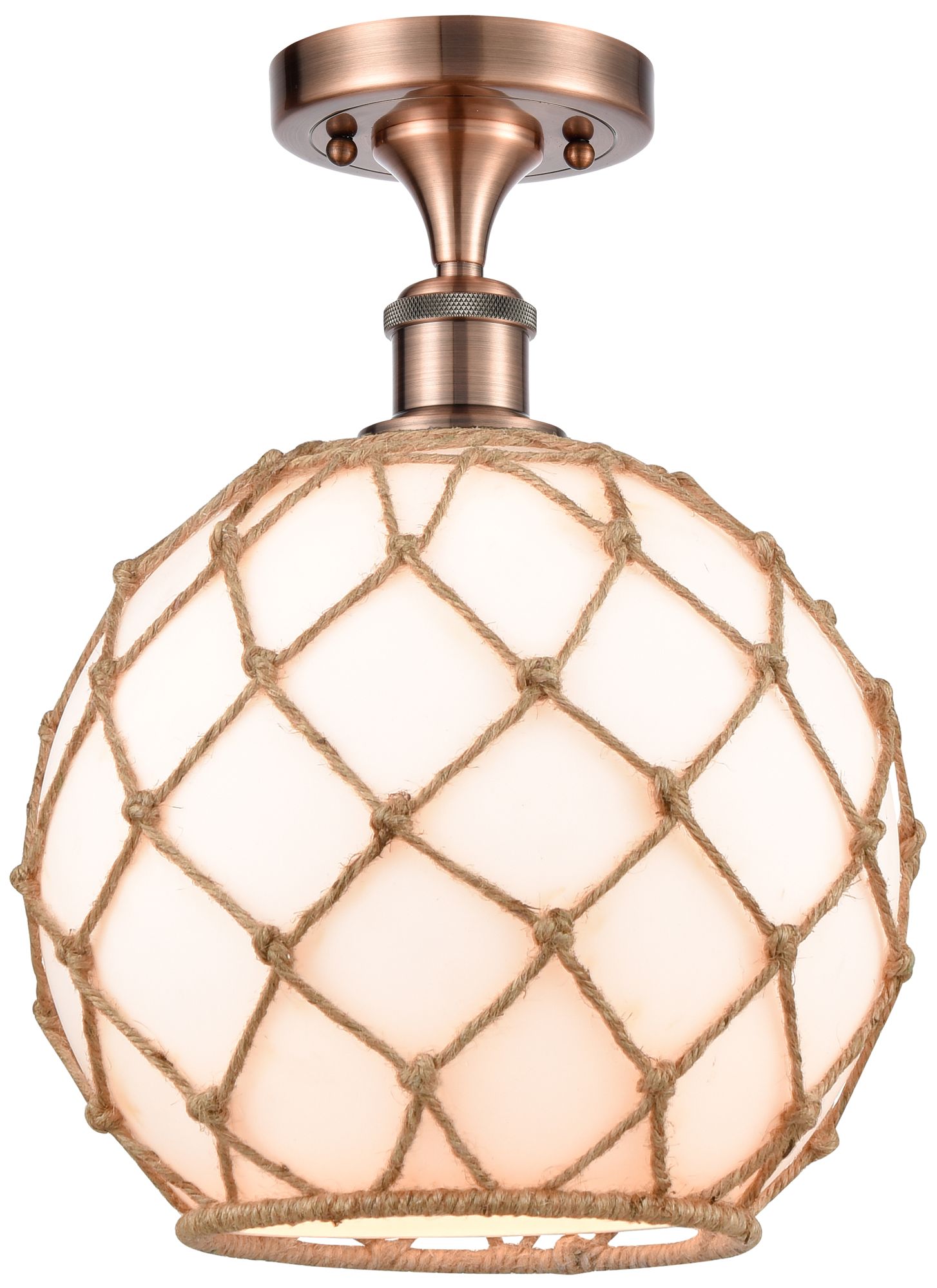 Innovations Lighting Farmhouse Rope Copper Collection