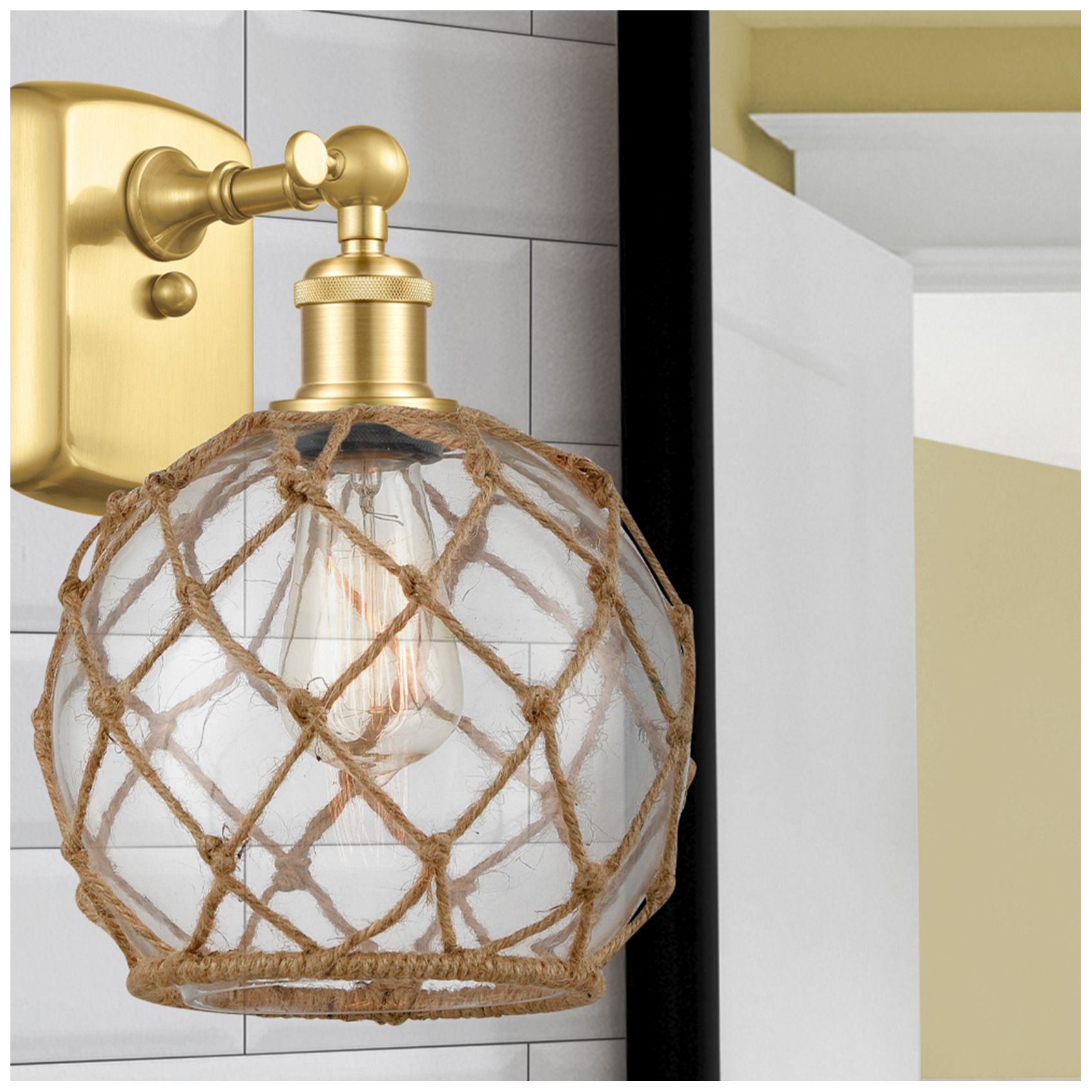 Innovations Lighting Farmhouse Rope Gold Collection