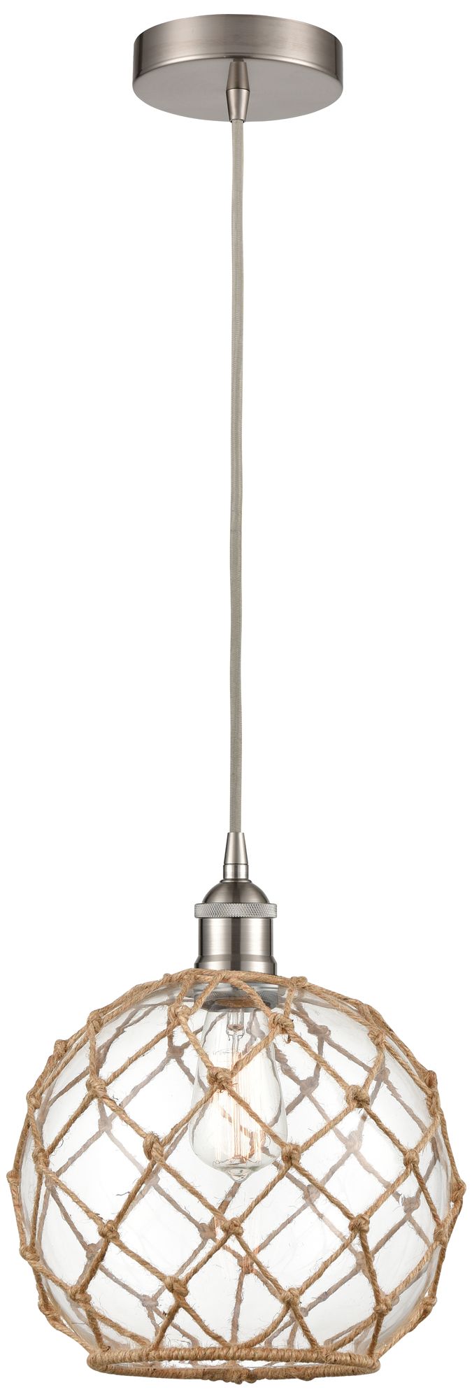 Innovations Lighting Farmhouse Rope Silver Collection