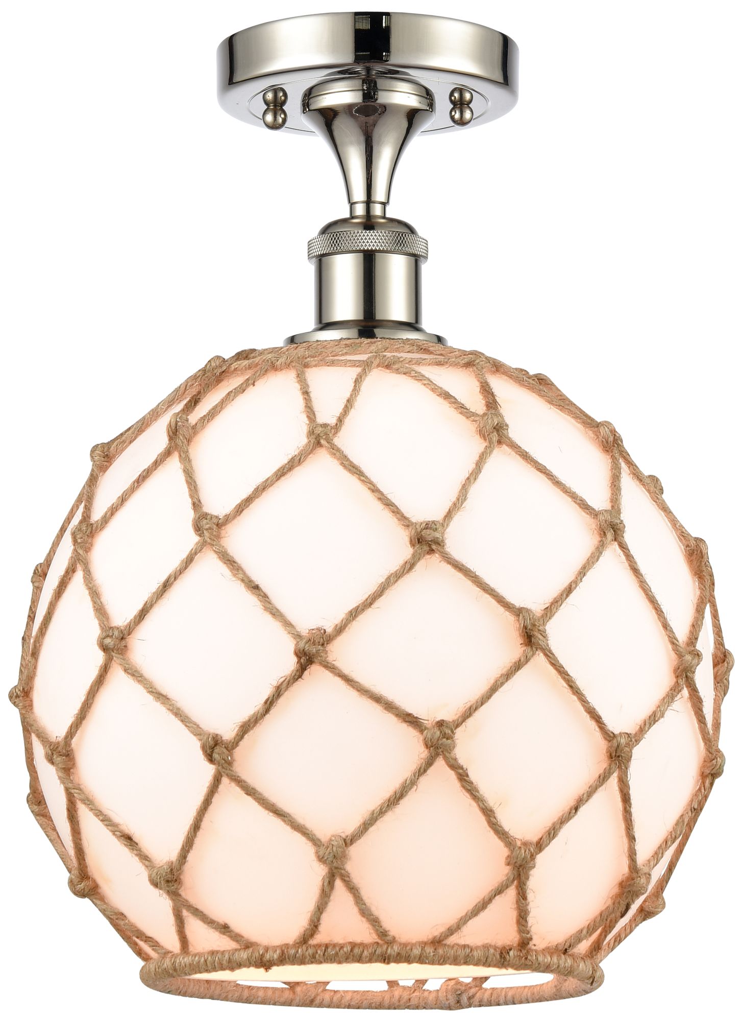 Innovations Lighting Farmhouse Rope Silver Collection