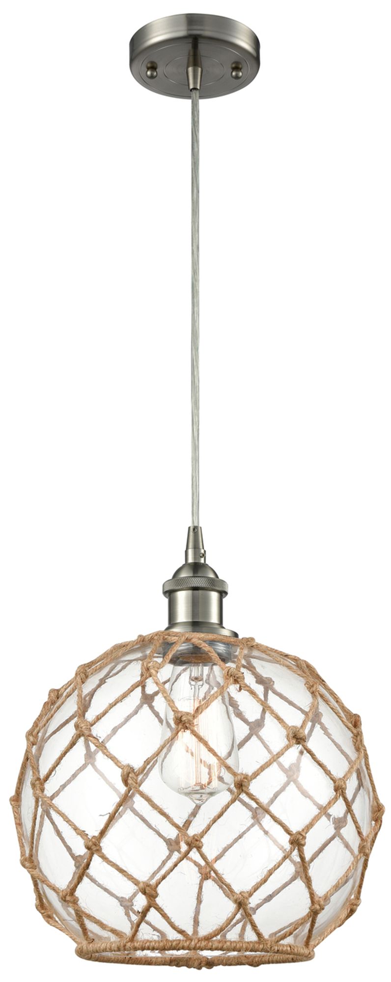 Innovations Lighting Farmhouse Rope Silver Collection