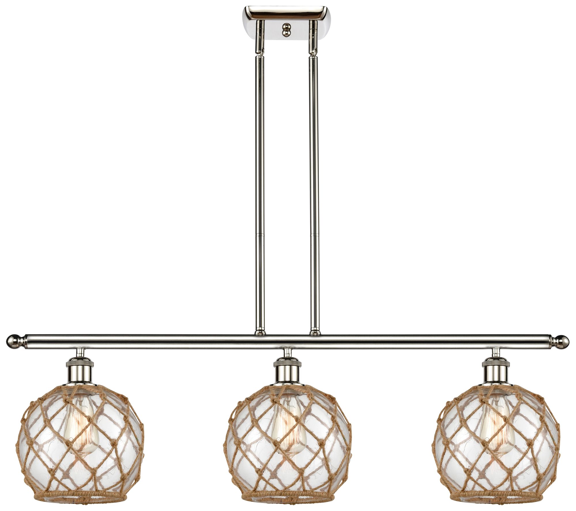 Innovations Lighting Farmhouse Rope Silver Collection