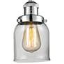 2_Innovations Lighting Franklin Bell 5" Chrome Clear Glass Ceiling Light more views