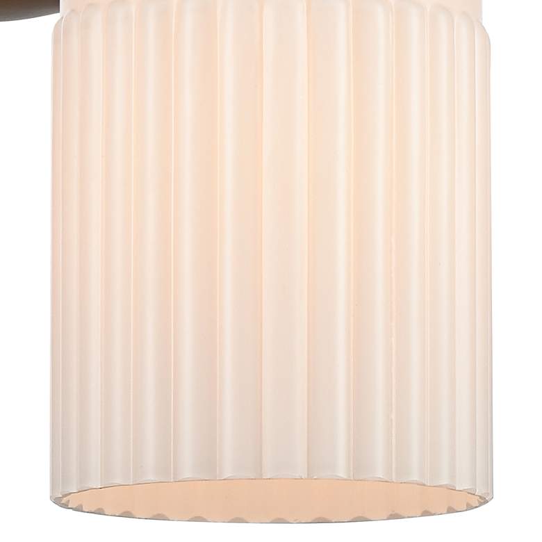 Image 2 Innovations Lighting Hadley 9" LED White Glass and Brass Wall Light more views