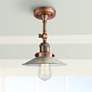 1_Innovations Lighting Halophane 8 1/2" Antique Copper Adjustable Light