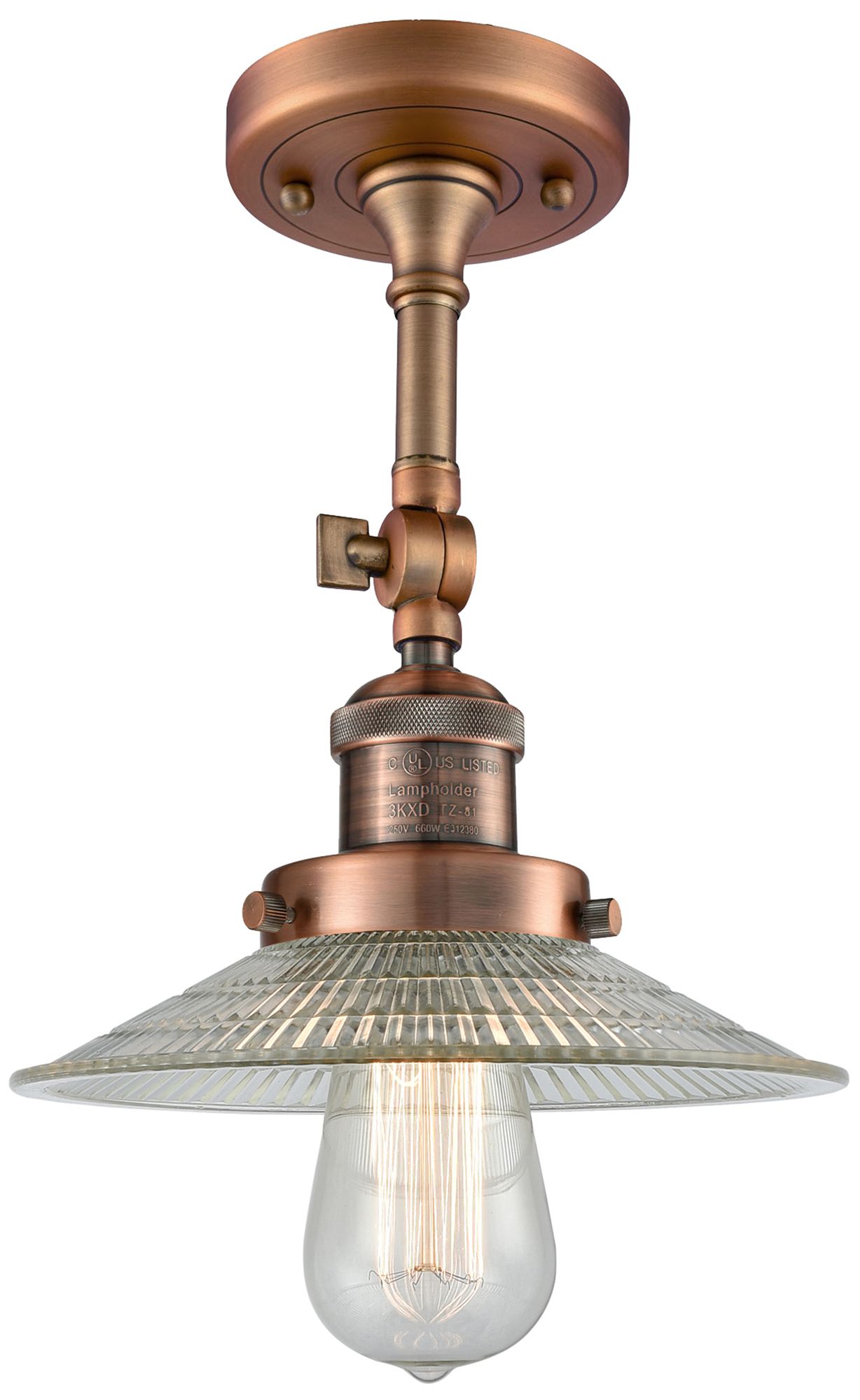 Innovations Lighting Halophane Copper Collection