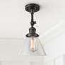 1_Innovations Lighting Large Cone 8" Bronze Adjustable Ceiling Light