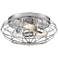 Innovations Lighting Muselet 15" Cage Polished Chrome Ceiling Light