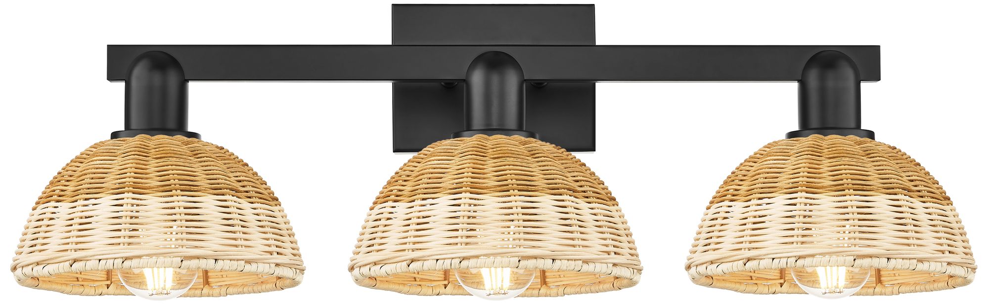Innovations Lighting Natural Ballston Dome Black Collection