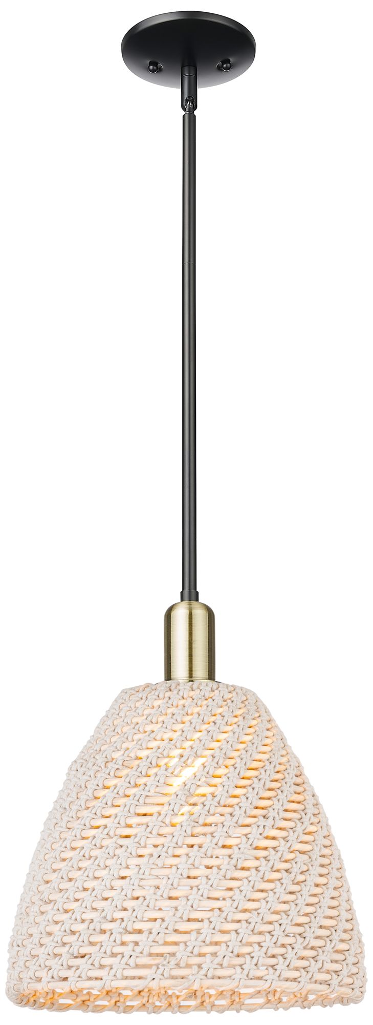 Innovations Lighting Natural Ballston Dome Black Collection