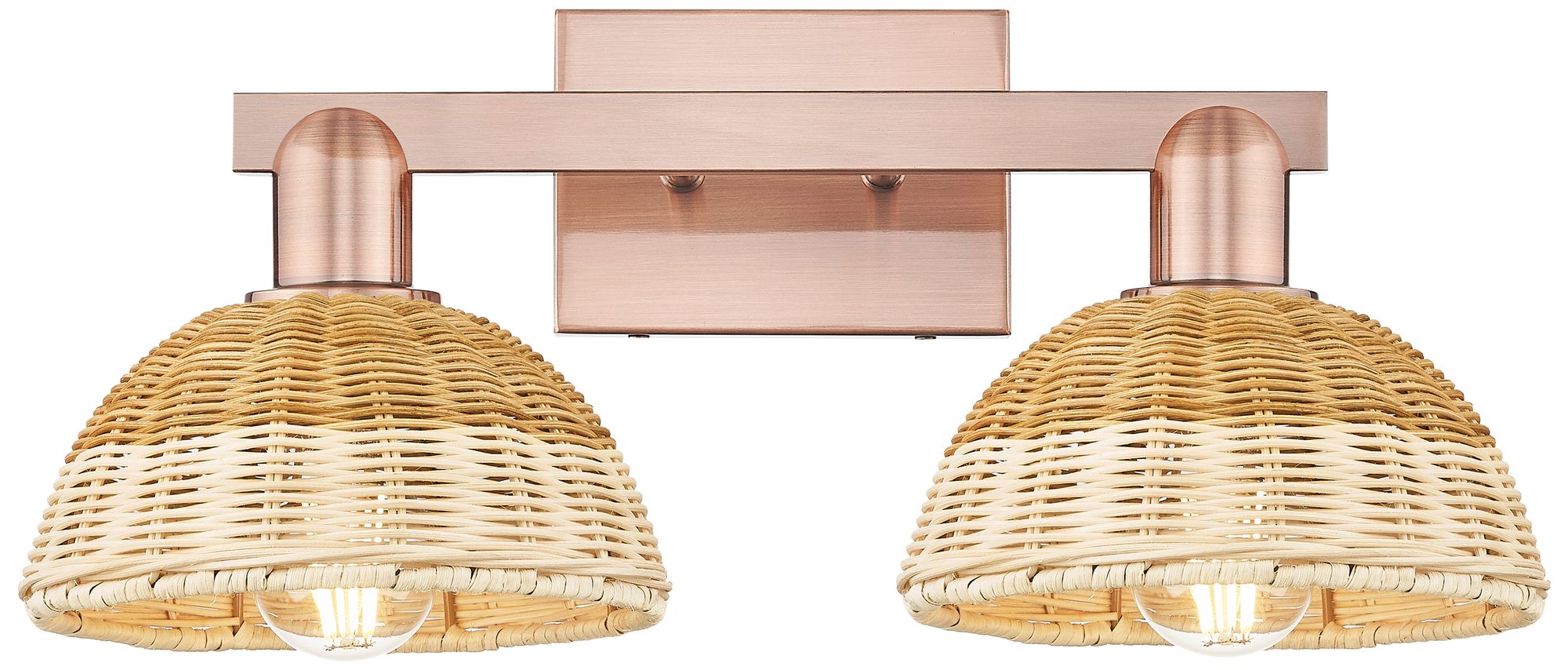 Innovations Lighting Natural Ballston Dome Brown Collection