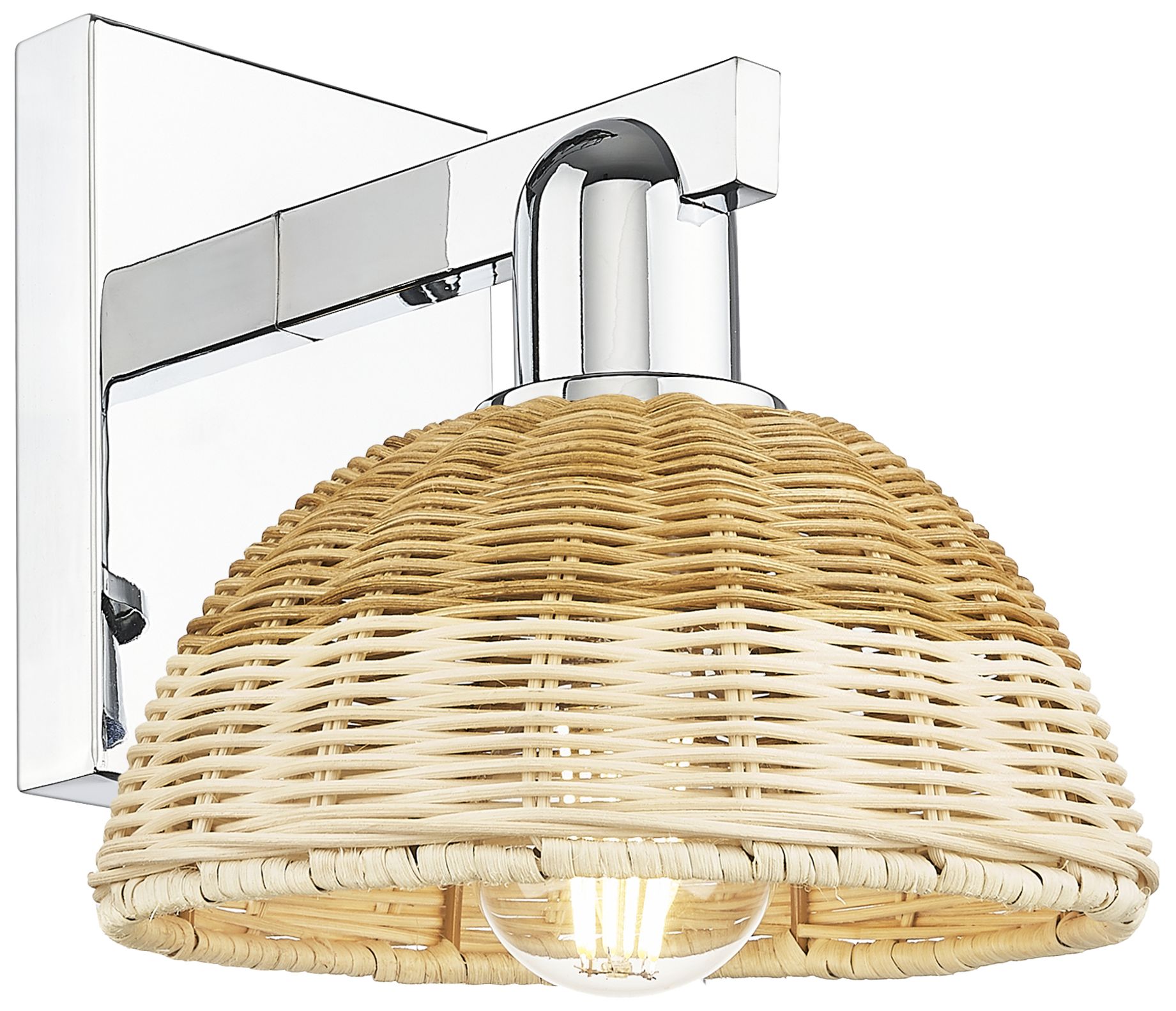 Innovations Lighting Natural Ballston Dome Chrome Collection