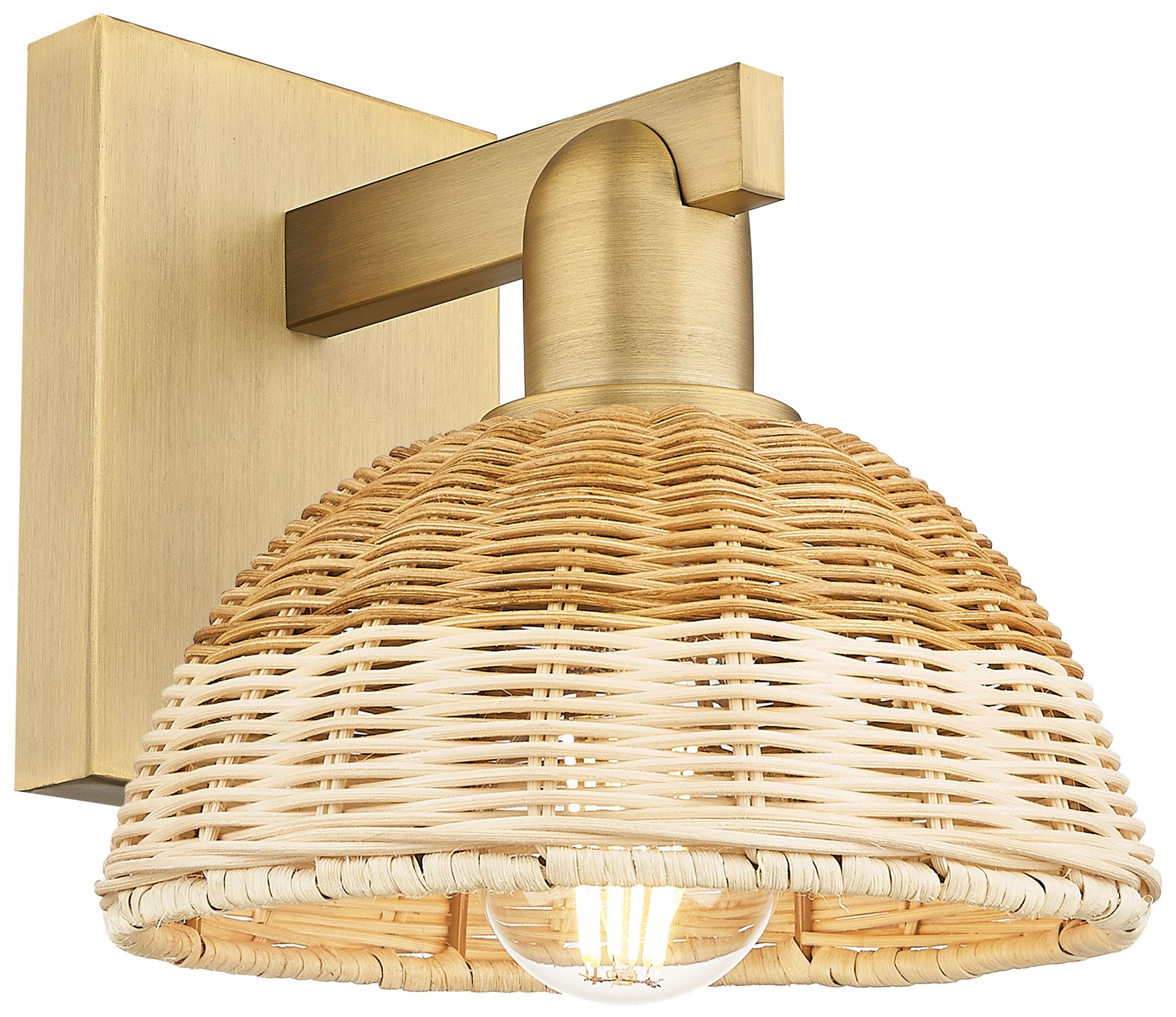 Innovations Lighting Natural Ballston Dome Gold Collection