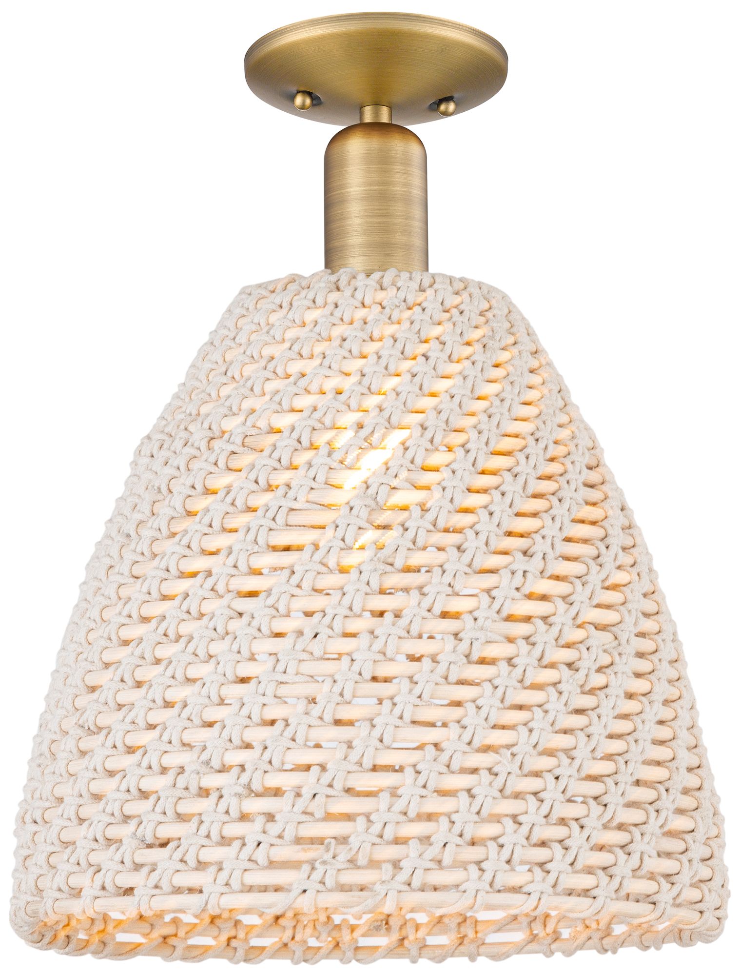 Innovations Lighting Natural Ballston Dome Gold Collection