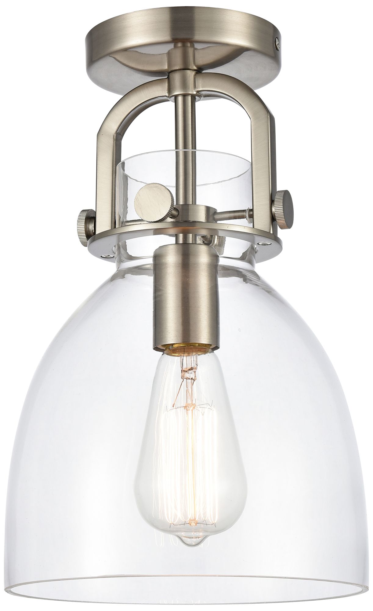 Innovations Lighting Newton Bell Brushed Nickel Collection
